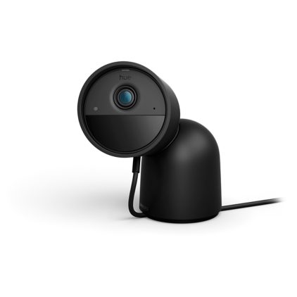 Gros plan de l’avant de Caméra filaire Secure avec support de bureau