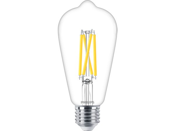 LED Filament Bulb Clear 60W ST64 E27